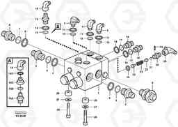 19733 Shift valve with fitting parts L180D, Volvo Construction Equipment