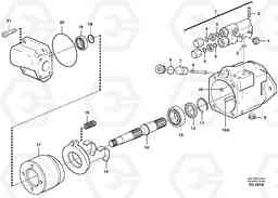 19642 Fan pump, 28CC L180D, Volvo Construction Equipment