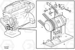 20662 Compressor for cooling agent R134a with fitting parts. L180D, Volvo Construction Equipment