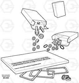 52015 Repair kit for transmission L180D, Volvo Construction Equipment