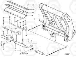 18505 Tool bar. L180D, Volvo Construction Equipment