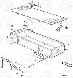 86502 Tool box L180D, Volvo Construction Equipment