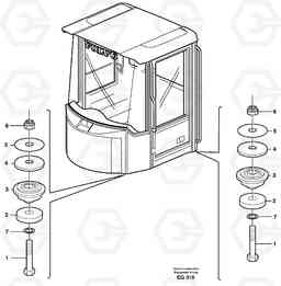 22809 Operator's cab L180D, Volvo Construction Equipment