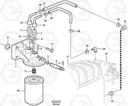 22834 Coolant filter. L180D, Volvo Construction Equipment