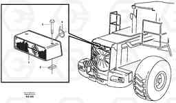 33011 Back-up warning unit. L180D, Volvo Construction Equipment