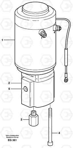 22803 Pump unit. L180D, Volvo Construction Equipment