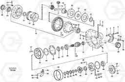 8150 Final drive, rear L180D, Volvo Construction Equipment