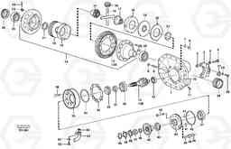 8359 Final drive, front L180D, Volvo Construction Equipment