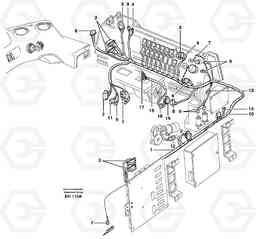 59392 Cable harnesses, control panel L180D HIGH-LIFT, Volvo Construction Equipment