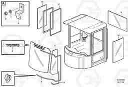 10534 Glass panes L180D HIGH-LIFT, Volvo Construction Equipment