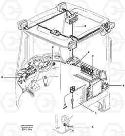 22906 Cable harnesses, cab L180D HIGH-LIFT, Volvo Construction Equipment