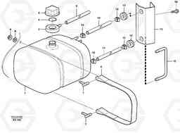 90466 Expansion tank with fitting parts L180D HIGH-LIFT, Volvo Construction Equipment