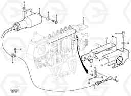 47262 Stop control L180D, Volvo Construction Equipment