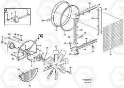 59250 Fan and fan shroud L180D HIGH-LIFT, Volvo Construction Equipment