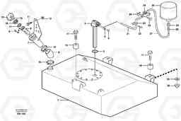 65987 Fuel tank with fitting parts L180D HIGH-LIFT, Volvo Construction Equipment
