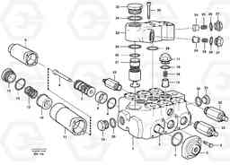 15443 Control valve L180D HIGH-LIFT, Volvo Construction Equipment