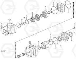 80265 Hydraulic motor. L180D HIGH-LIFT, Volvo Construction Equipment