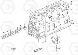 22672 Cylinder block L180D HIGH-LIFT, Volvo Construction Equipment