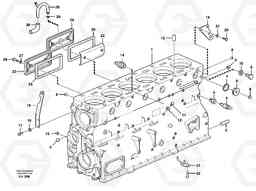 98036 Cylinder block L180D HIGH-LIFT, Volvo Construction Equipment