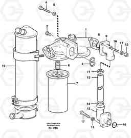 19188 Oil filter L180D HIGH-LIFT, Volvo Construction Equipment