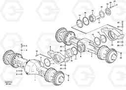 20883 Planet axles with fitting parts L180D HIGH-LIFT, Volvo Construction Equipment