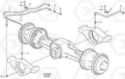 24089 Lubricant lines for planet shaft. L180D HIGH-LIFT, Volvo Construction Equipment