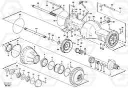 88832 Planetary axle, front L180D HIGH-LIFT, Volvo Construction Equipment