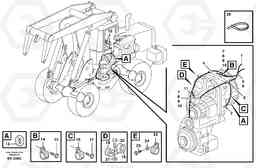 87112 Cable harness, transmission L180D HIGH-LIFT, Volvo Construction Equipment