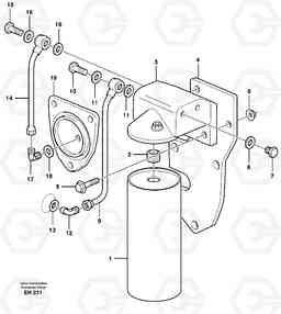 40736 Oil filter by pass L180D HIGH-LIFT, Volvo Construction Equipment