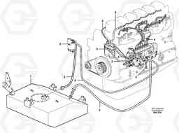 22679 Fuel system L180D HIGH-LIFT, Volvo Construction Equipment