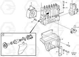 59384 Fuel injection pump with fitting parts L180D HIGH-LIFT, Volvo Construction Equipment