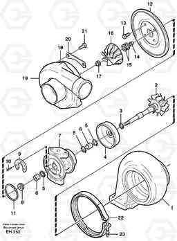 22685 Turbo charger L180D HIGH-LIFT, Volvo Construction Equipment