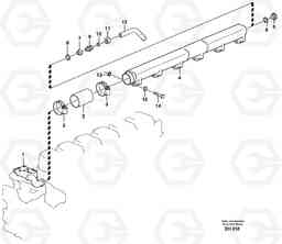 68200 Water pipe L180D HIGH-LIFT, Volvo Construction Equipment