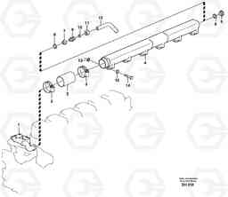 68200 Water pipe L180D HIGH-LIFT, Volvo Construction Equipment