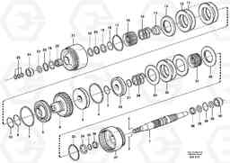 24078 Hydraulic clutch, forward / 1 st speed L180D HIGH-LIFT, Volvo Construction Equipment