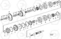 24079 Hydraulic clutch, reverse / 2nd speed L180D HIGH-LIFT, Volvo Construction Equipment