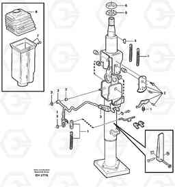 36741 Adjustable steering wheel. L180D HIGH-LIFT, Volvo Construction Equipment