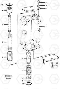 24081 Pressure limiting valve L180D HIGH-LIFT, Volvo Construction Equipment