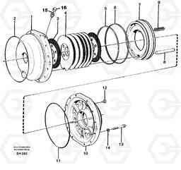 61974 Parking brake L180D HIGH-LIFT, Volvo Construction Equipment