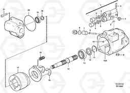 24364 Fan pump, 28CC L180D HIGH-LIFT, Volvo Construction Equipment