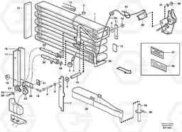 57796 Evaporator for cooling agent R134a with fitting parts. L180D HIGH-LIFT, Volvo Construction Equipment