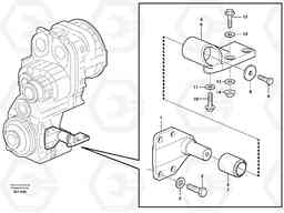 37327 Gear box housing with fitting parts L180D HIGH-LIFT, Volvo Construction Equipment