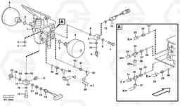 98442 Footbrake valve with connectors L180D HIGH-LIFT, Volvo Construction Equipment