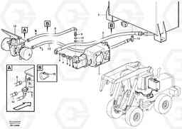 27173 Brake hoses, tank - pump - footbrake valve L180D HIGH-LIFT, Volvo Construction Equipment