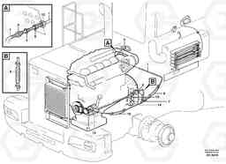 61969 Cable harness, compressor. L180D HIGH-LIFT, Volvo Construction Equipment