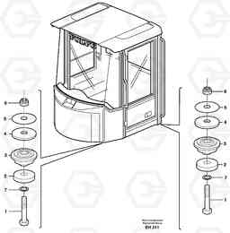 15980 Operator's cab L180D HIGH-LIFT, Volvo Construction Equipment