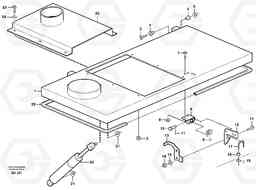 96711 Engine hood L180D HIGH-LIFT, Volvo Construction Equipment