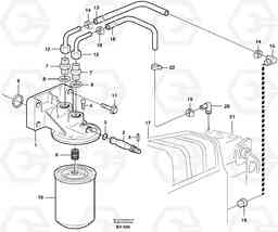 23657 Coolant filter. L180D HIGH-LIFT, Volvo Construction Equipment