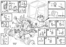 82667 Cable harness, front L180D HIGH-LIFT, Volvo Construction Equipment