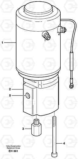 20889 Pump unit. L180D HIGH-LIFT, Volvo Construction Equipment